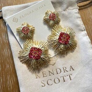 Kendra Scott Pink Statement Earrings